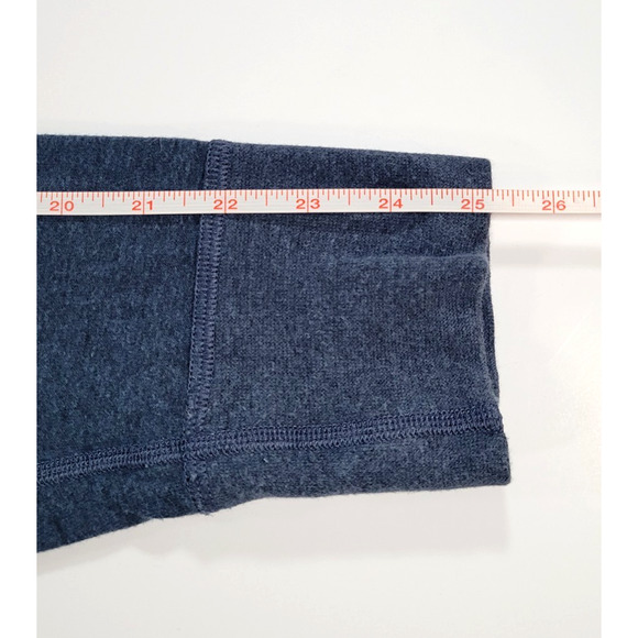 LL Bean River Driver Shirt Men's XL Henley Blue 2 Layer Wool Blend Baselayer - Picture 8 of 8